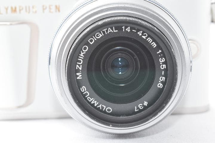 【美品】 OLYMPUS PEN E-PL10 ホワイト レンズキット