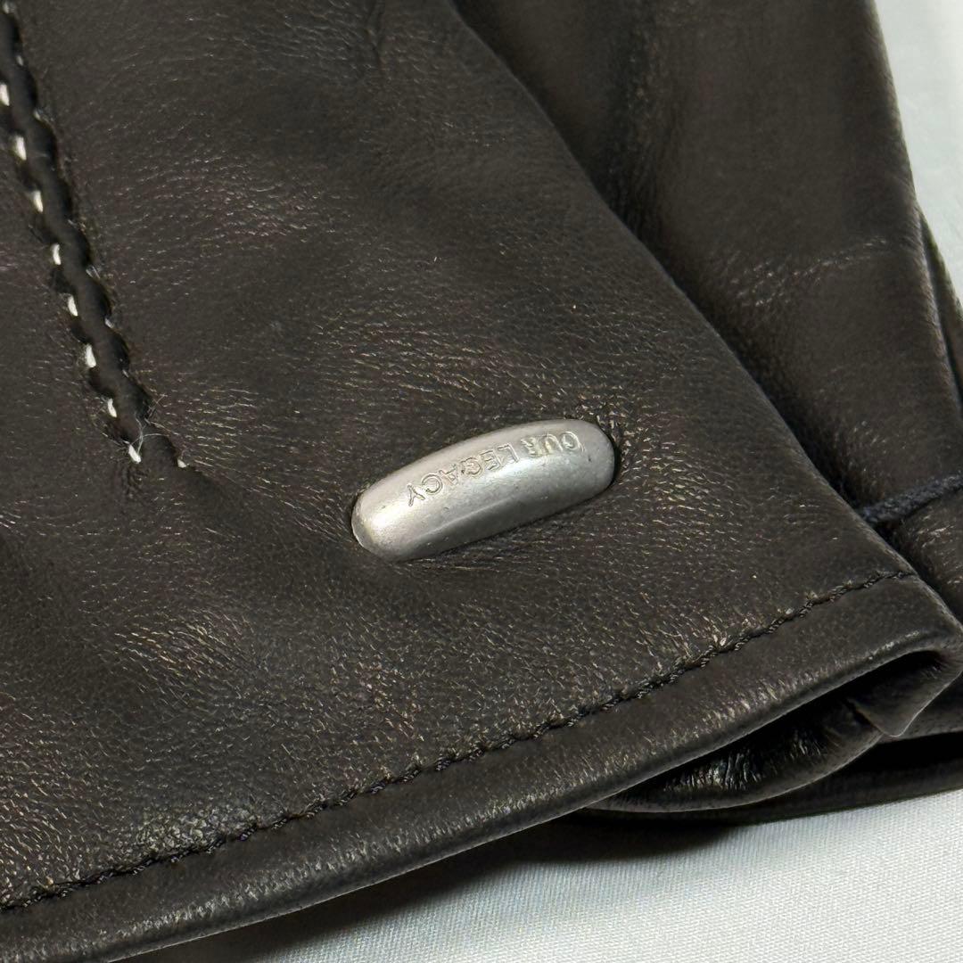 【定価4.3万】OUR LEGACY HIS GLOVES グローブ ブラック