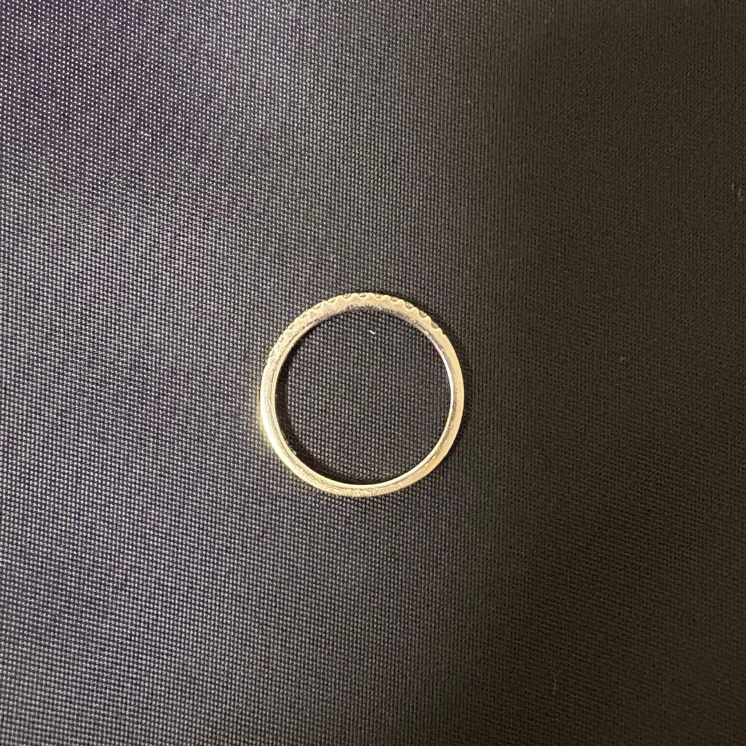 4℃ K18WG リング ハーフエタニティ　指輪　12号