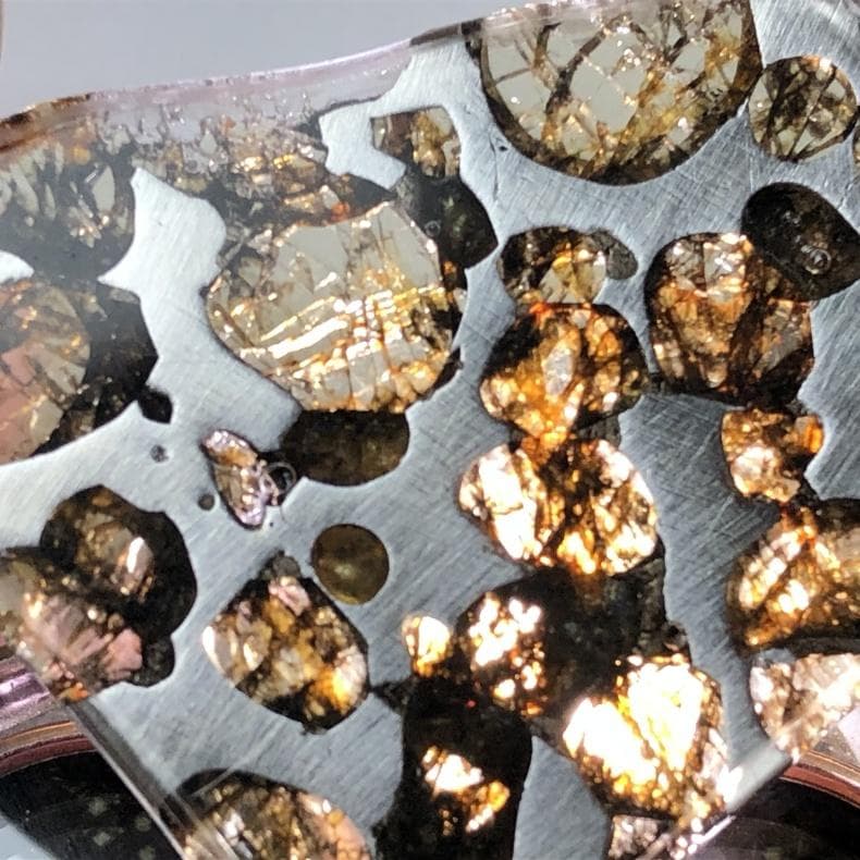 A*様 隕石 アルタイ隕石　原皮付き　石鉄隕石　パラサイト隕石　２点　重さ53ｇ