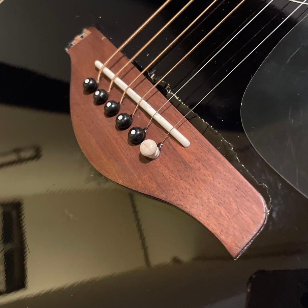 ヤマハ　FG820 ブラックアコースティックギター　ブラック　ジャンク