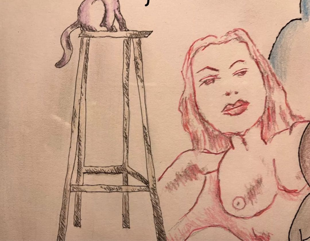 markgonzales マークゴンザレス アート 原画 スプレー 額入 サイン