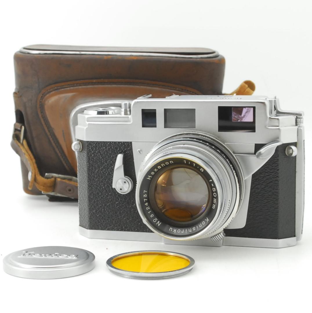 【外観美品・ 完動品】KONICA ⅢA 50mm F1.8 フィルムカメラ