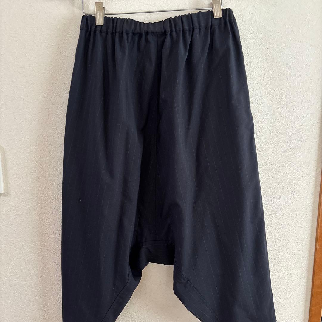 COMME des GARÇONS ネイビー サルエルパンツ XS