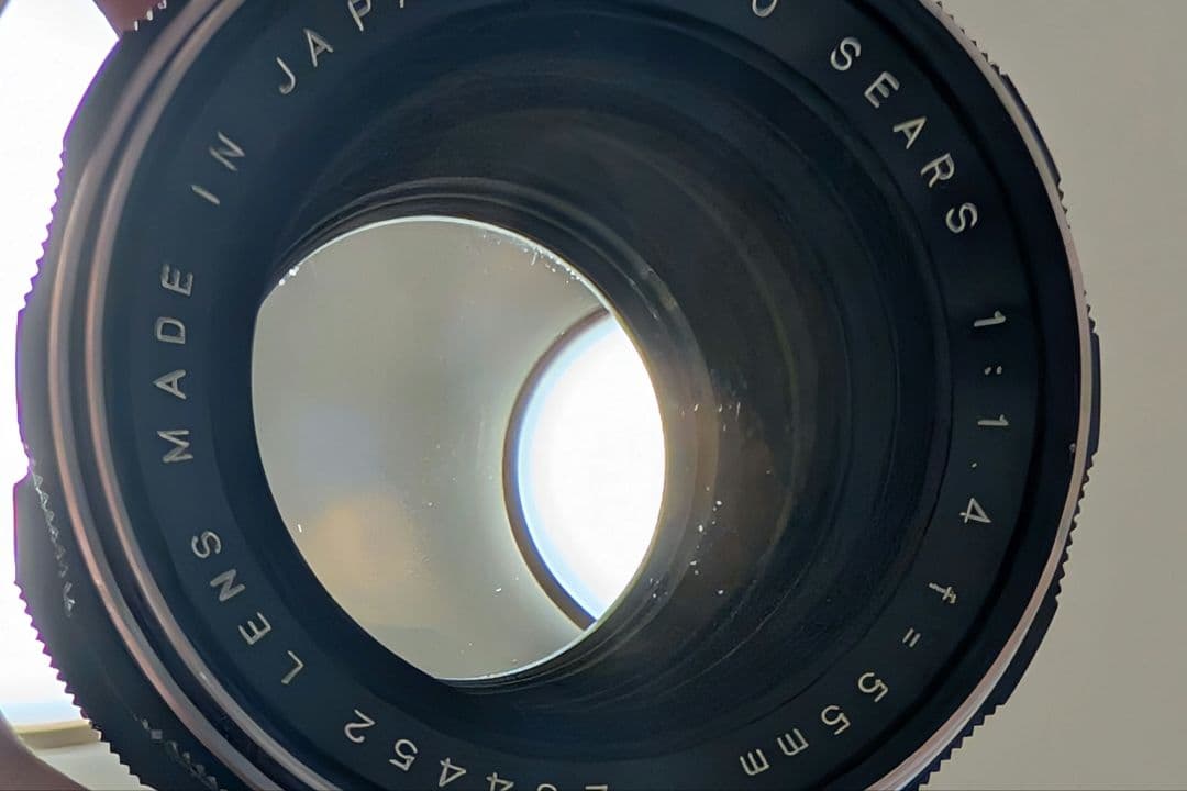 auto sears オートシアーズ 55mm f1.4 大口径オールドレンズ