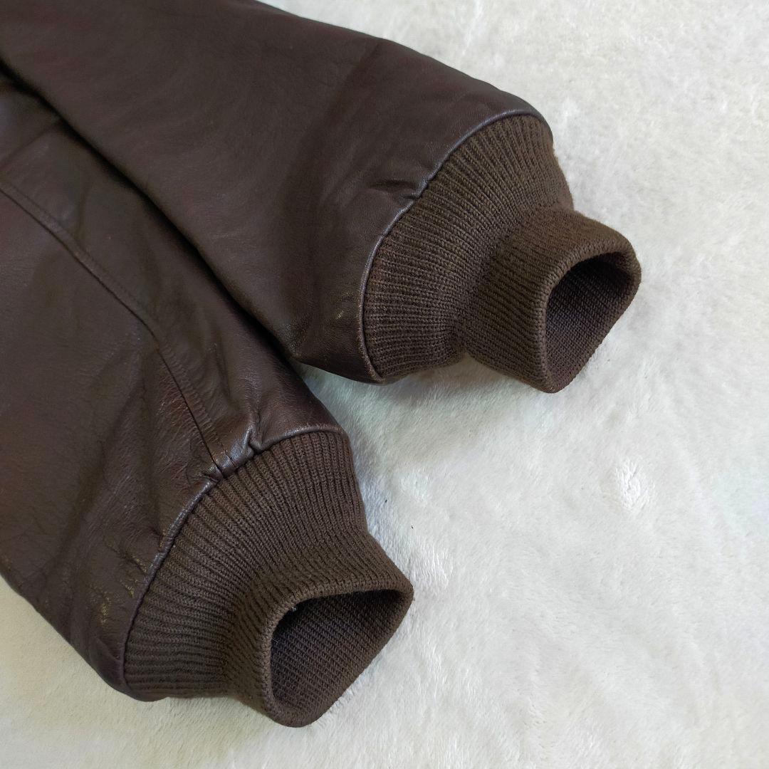 90S　AVIREX　B−7　レザージャケット　短丈　フライトジャケット