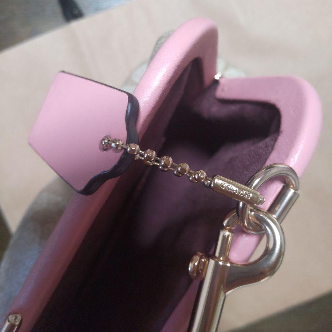 コーチバック　ポシェット　がま口　ポーチ