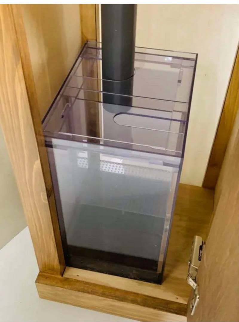 １セット限定300ｘ300ｘ400オールガラスオーバーフローセット