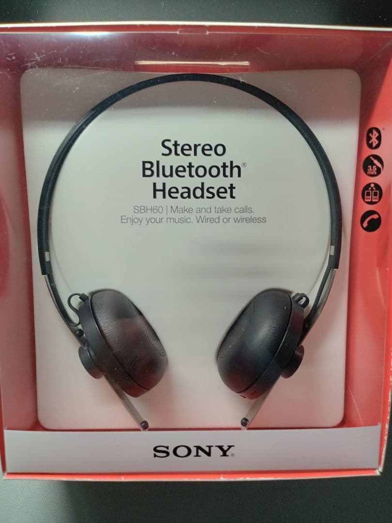 SONY Bluetooth対応 ワイヤレスヘッドホン SBH60 未使用品
