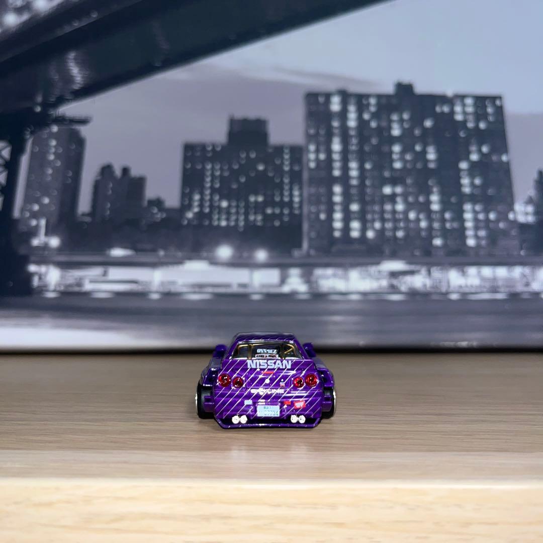 1/64 街道ハウス 日産 スカイライン GT-R (R34) V1 パープル