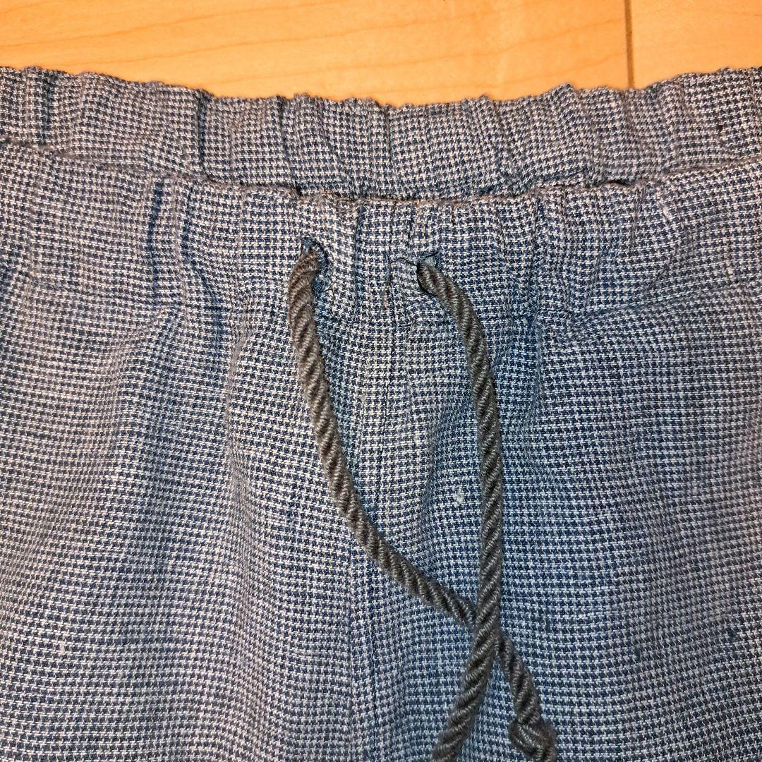 ARTS&SCIENCE チェックリネンパンツ