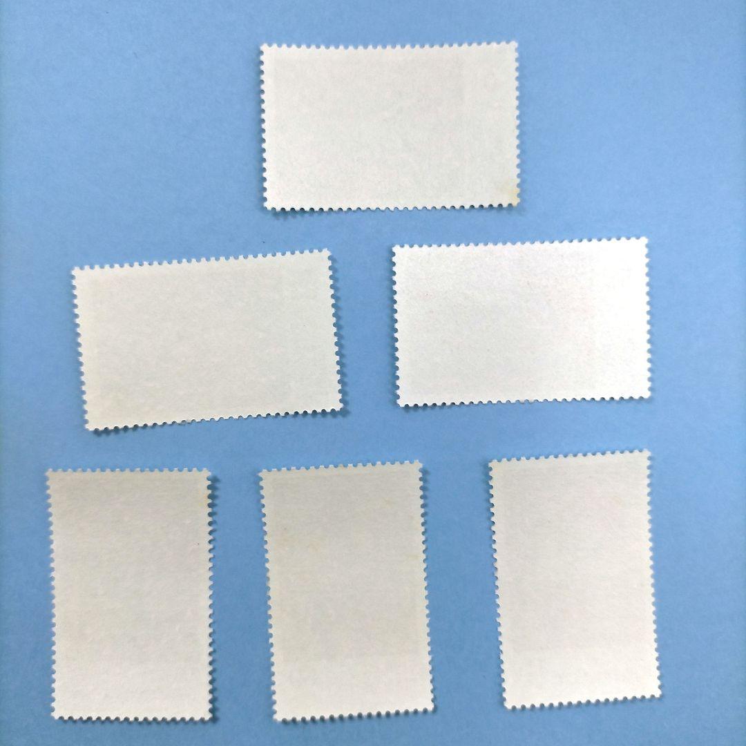 【売約】2723 外国切手 トルコ 1982年アナトリア半島の山 ６種完 未使用