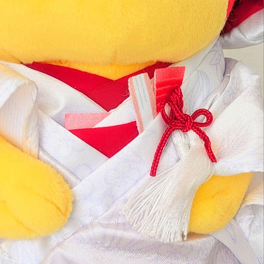 【ほぼ新品】ピカチュウ和婚和装ぬいぐるみ ポケモンセンター限定 結婚式 お顔厳選