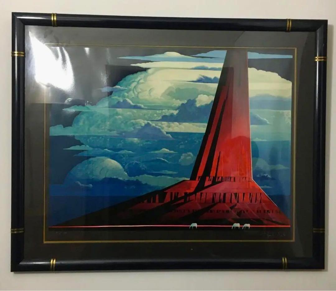 奇才アイベンロール大型版画 限定150/7　サイレントサンダー 85✖105cm