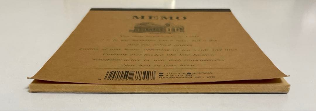 【匿名配送】ナカバヤシ　Nakabayashi メモ帳 文房具　昭和レトロ