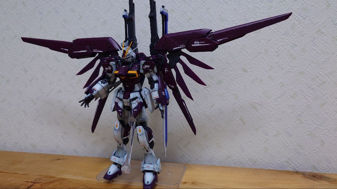 家猫ラムネ　塗装済　RG　デスティニーインパルス　完成品