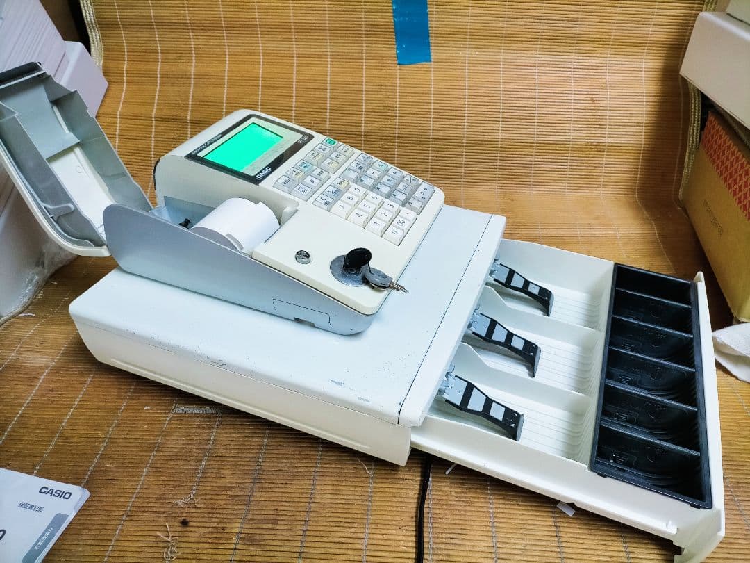 カシオレジスター　TE-340/NL300　フル設定無料　000188