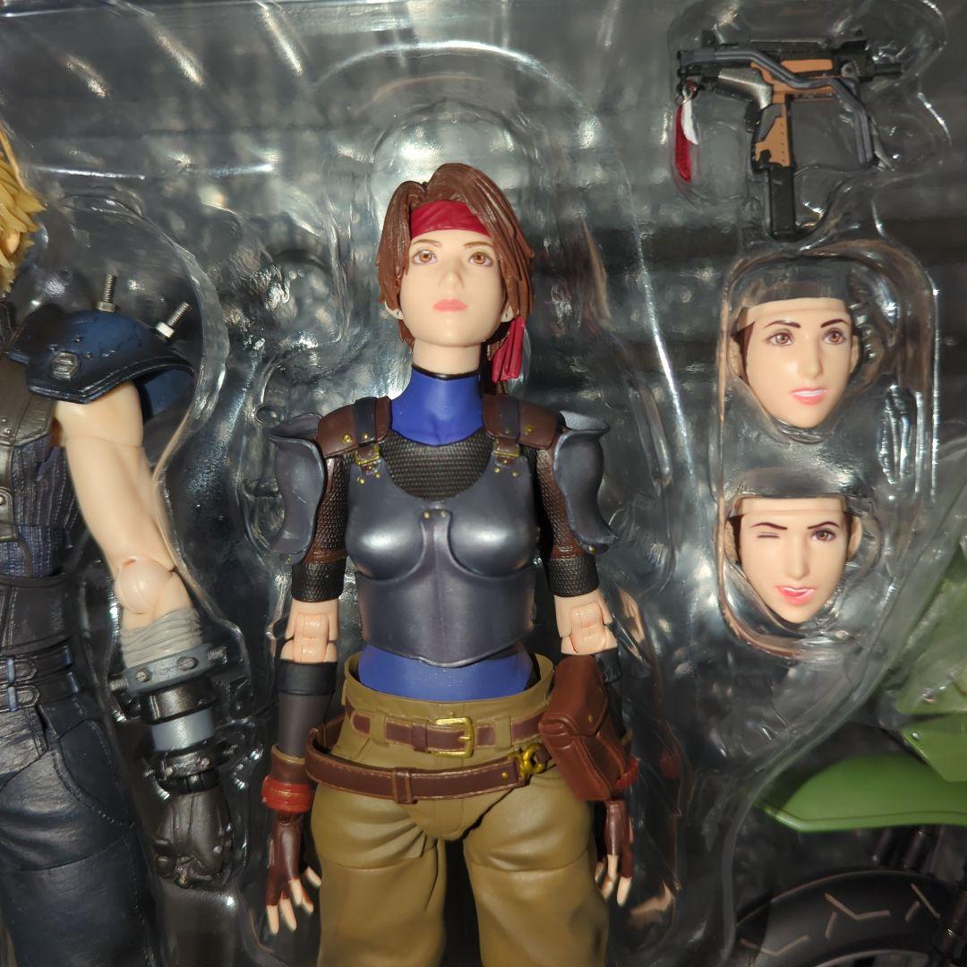 【希少】プレイアーツ改 ジェシー クラウド&バイクSET アクションフィギュア