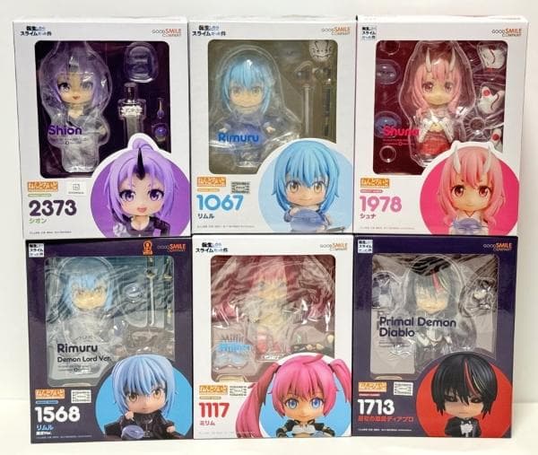 転生したらスライムだった件　ねんどろいど全6種 新品未開封品