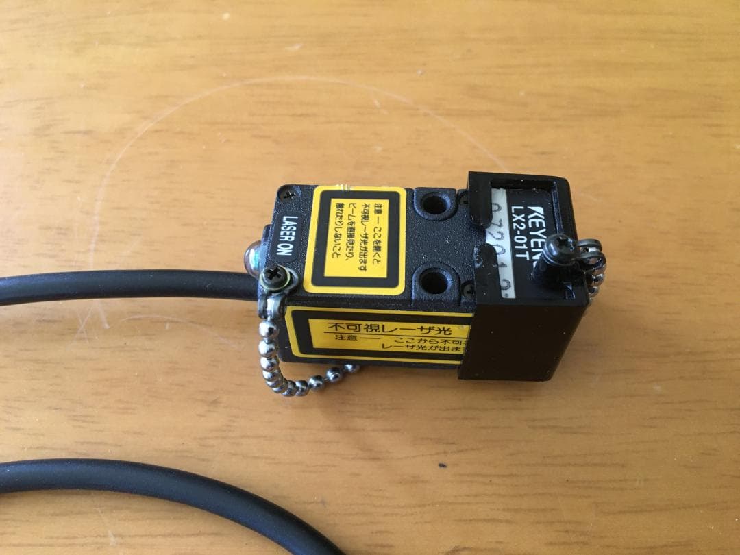 【電子機器】超小型デジタルレーザセンサ 本体+投受光部　（１組)
