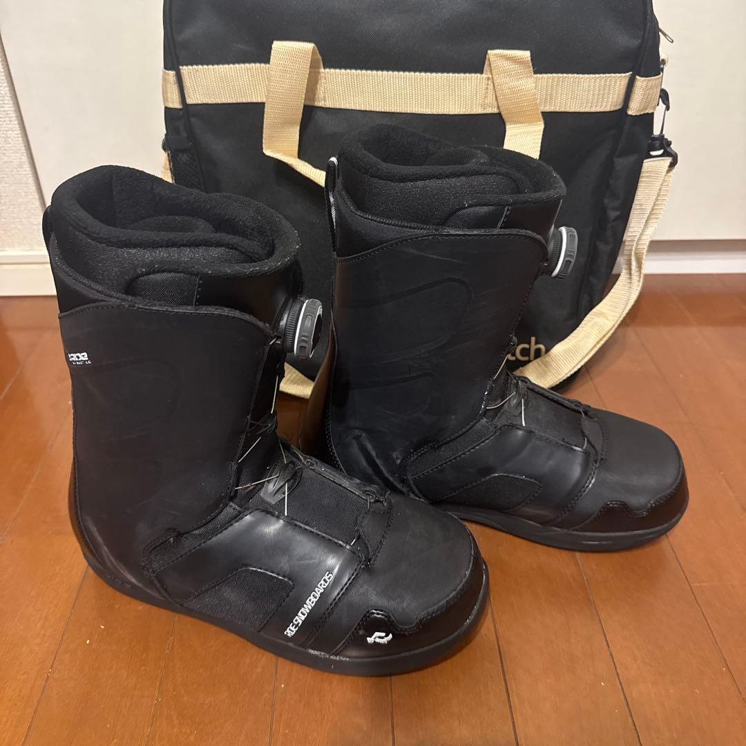 スノーボードブーツ ブラック バッグ付き