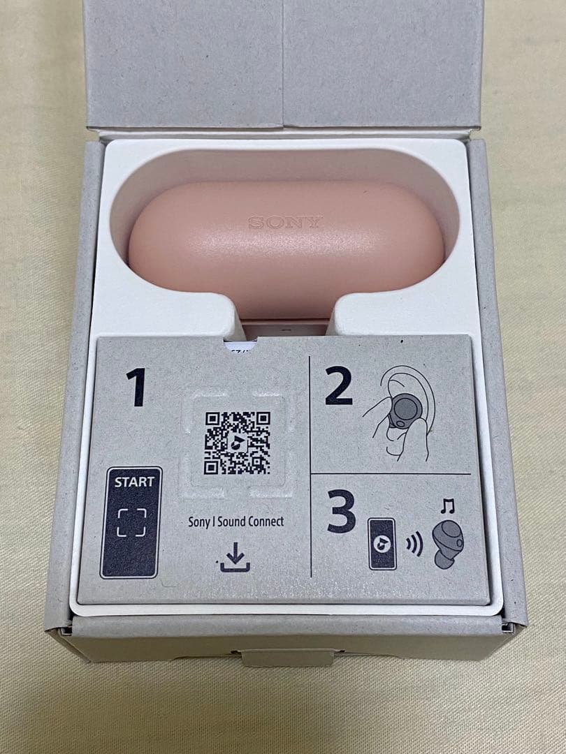 【値下げ】SONY WF-C710N ワイヤレスイヤホン ピンク 保証書付