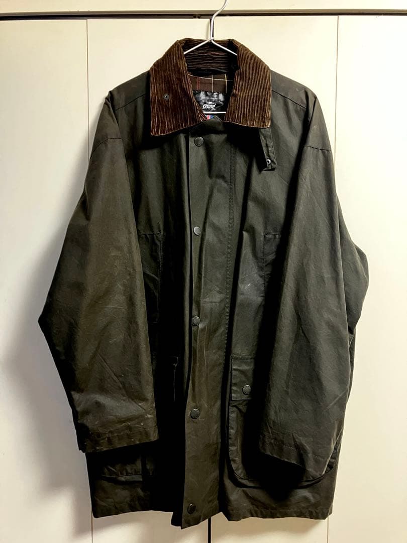 英国製 オイルドジャケット crane sports ユーロ古着 UK古着