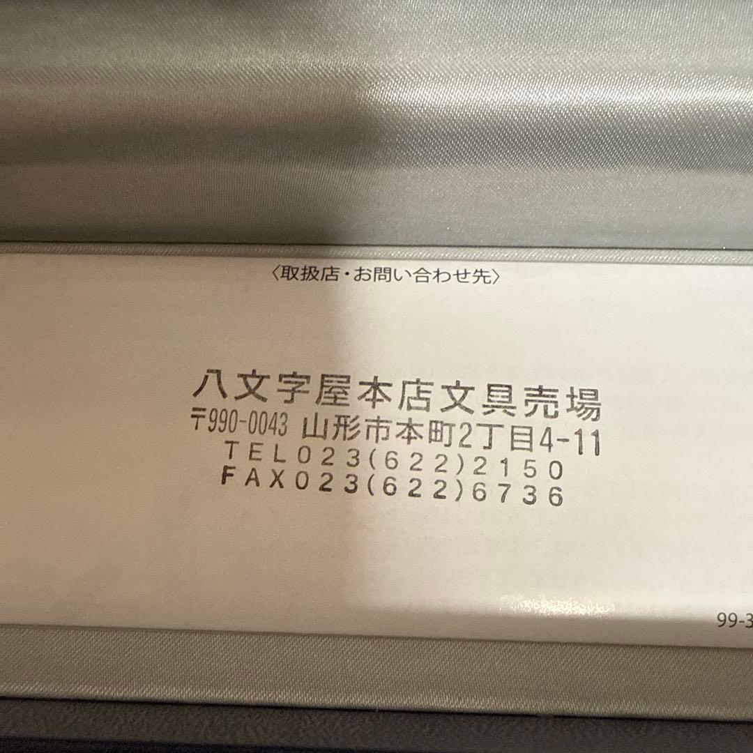 八文字屋　銀山スノーグレー　細字F インク付き