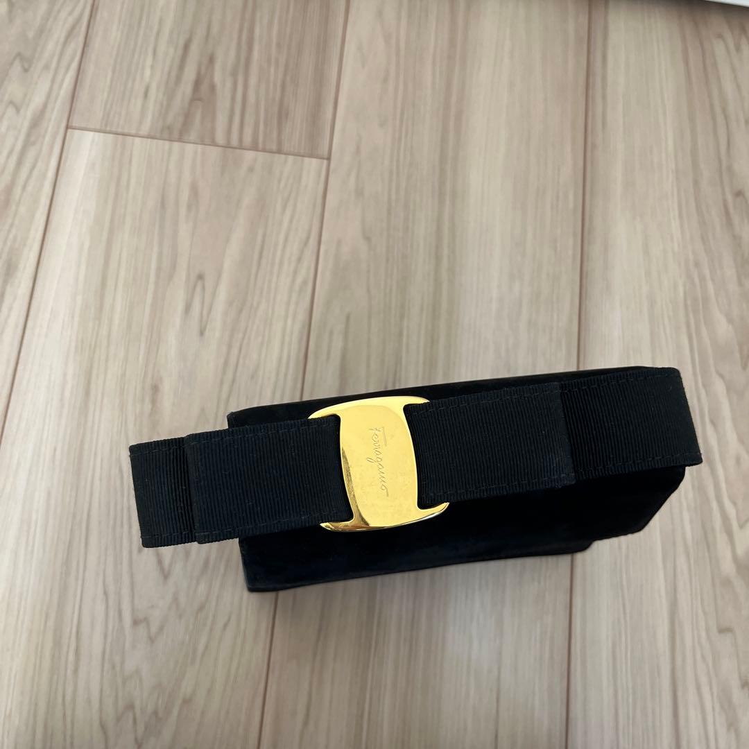 Salvatore Ferragamo ブラック ハンドバッグ