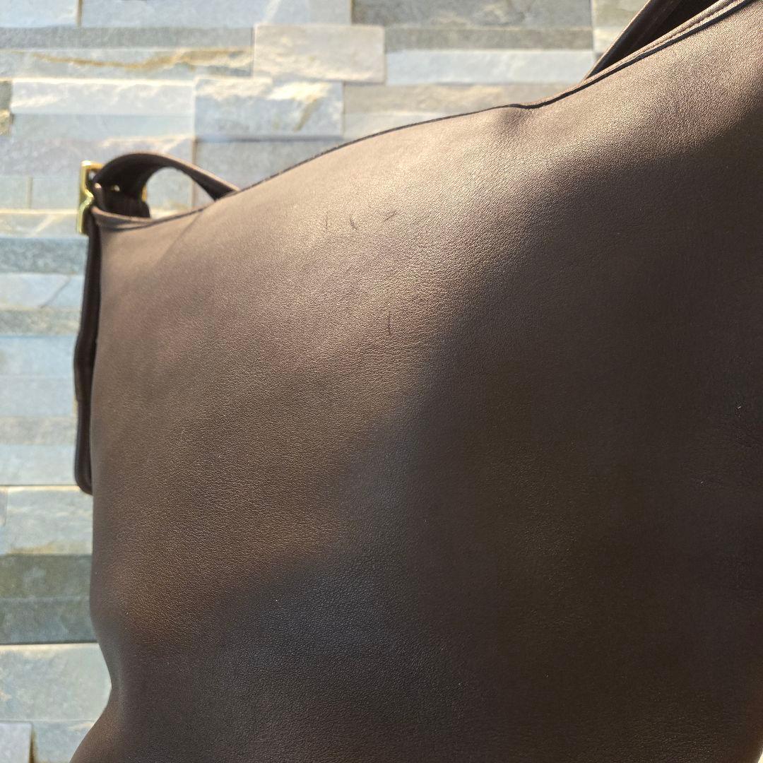 COACH　オールドコーチ　ショルダーバッグ　レザー　バケツ型　ワンショルダー