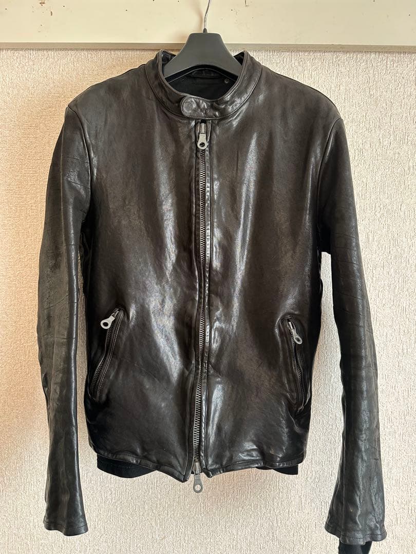 バックラッシュ イタリアンショルダー シングルライダースジャケット L 美品