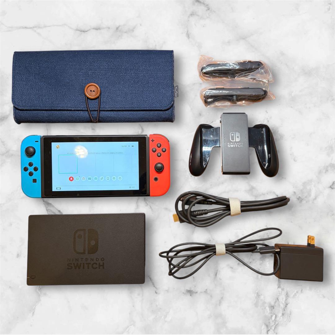 Nintendo Switch 本体　microSD 128gb、本体用ケース付