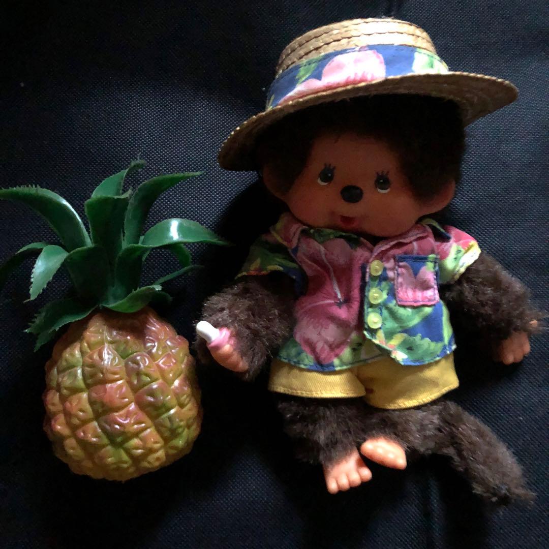 ！レア！　ハワイアン　モンチッチ　2体セット　セキグチ　アロハ　レトロ