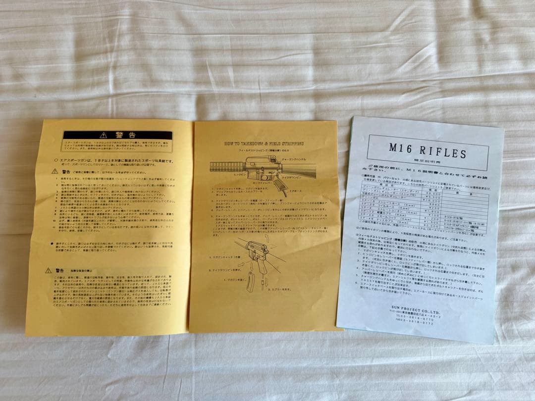 SUN PROJECT M16 ガスブローバックモデル競技用