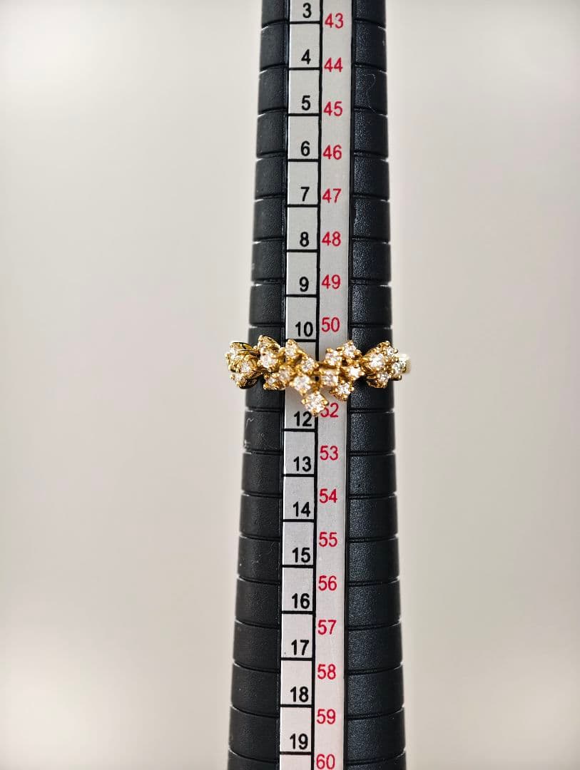 【美品】ダミアーニ ミモザ ダイヤ リング 750YG　サイズ51 Jp11号
