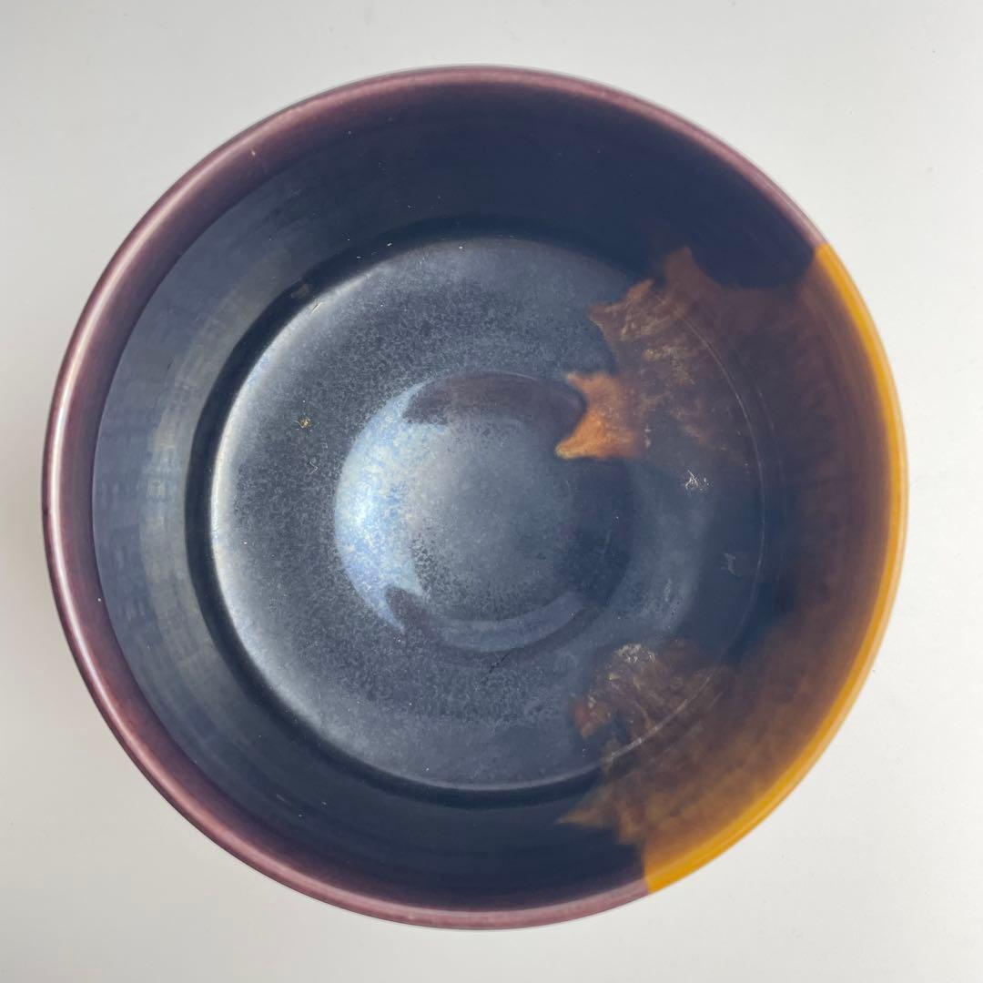 九谷 昭三 森澤昭三 深厚釉茶碗 共箱 抹茶碗 茶器 茶道具