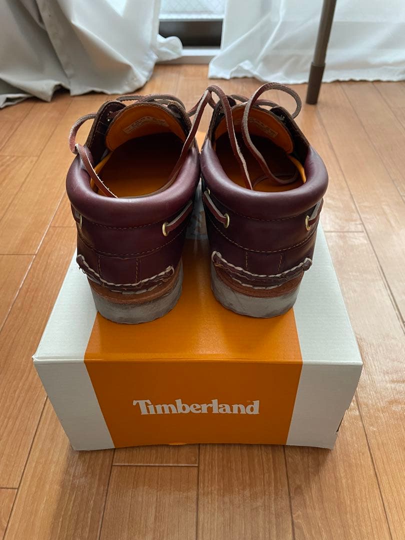 Timberland 3 eye classic lug バーガンディー