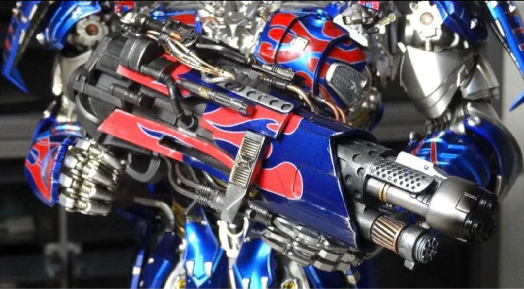 threezero dlxオプトマスプライム用カスタム鉄砲 磁気ライト