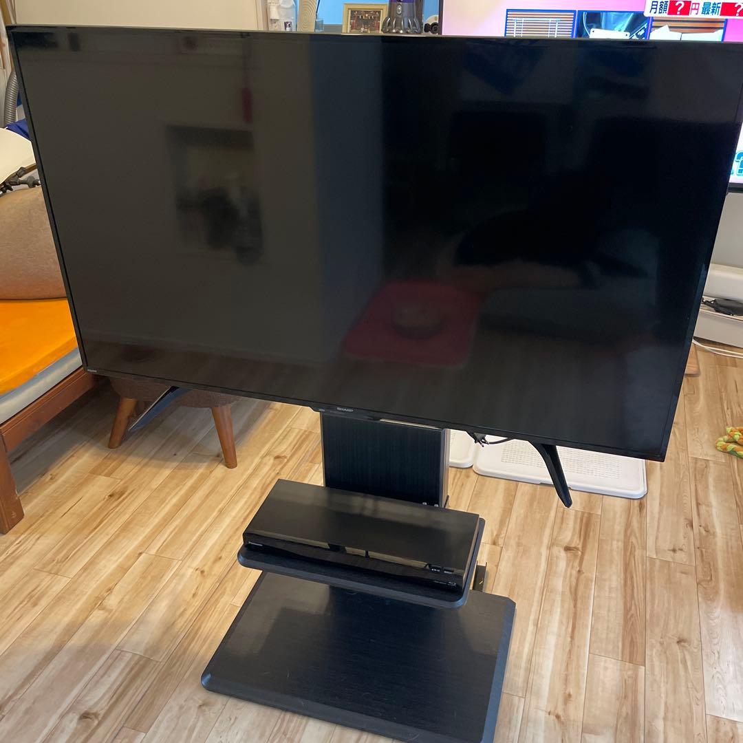 SHARP 50液晶テレビ /TVスタンド.ブルーレイレコーダ- 3点セット