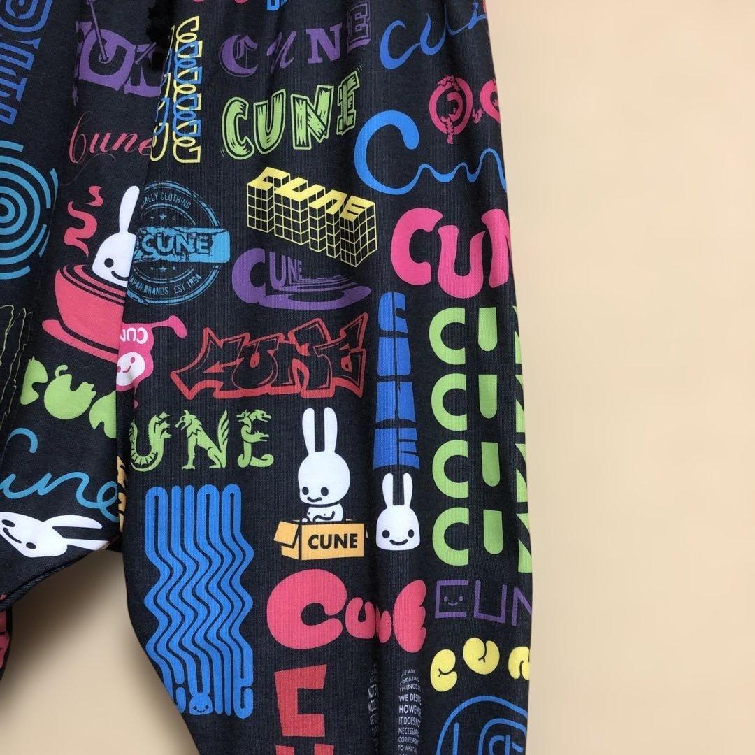 キューン　30thANNIV ロゴたくさんサルエルパンツ　サイズ2