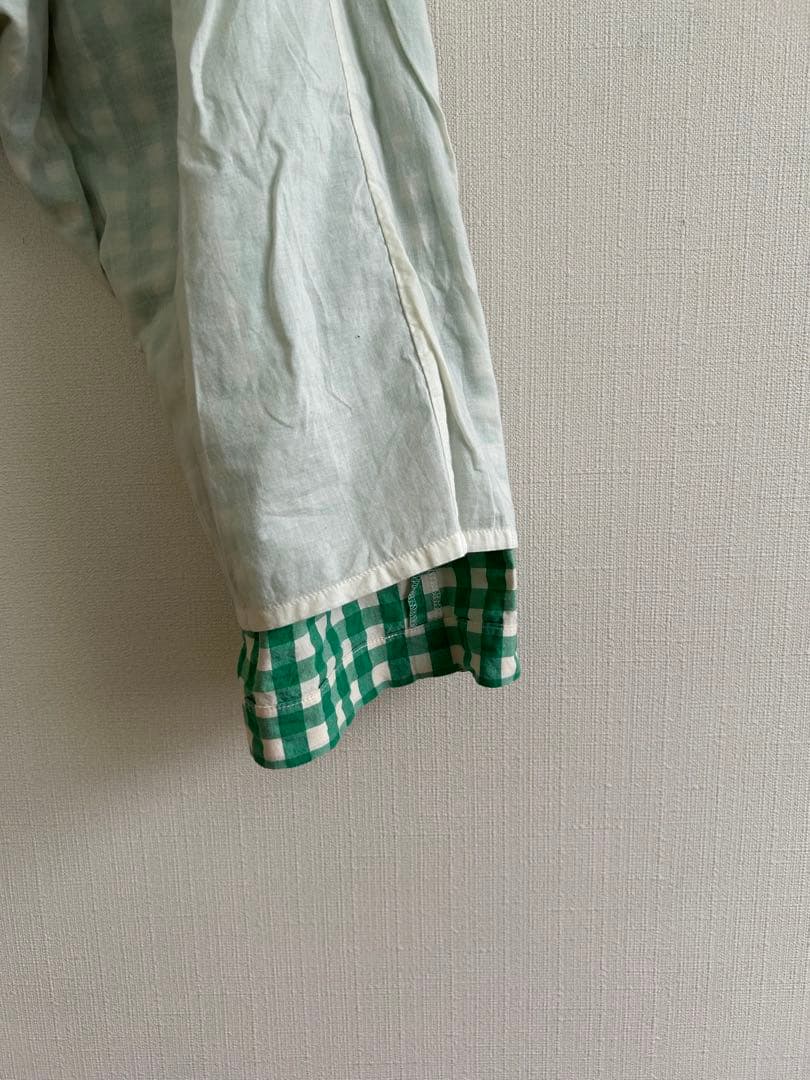 ☆ veritecoeur ヴェリテクール ☆緑のチェック柄 パンツ
