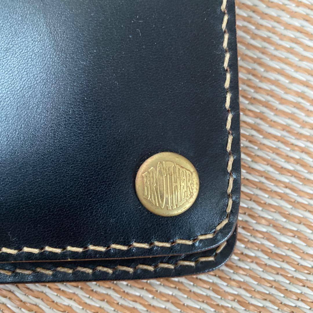 レザーワークスブラザー　ミドルトラッカーウォレット2層