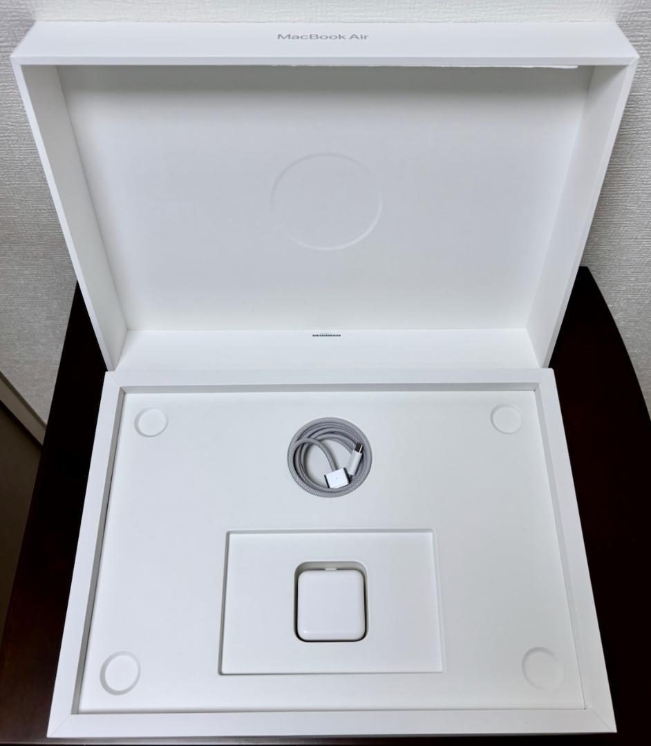 【美品】MacBook Air 15インチ M2 512GB 保証付 付属品完備