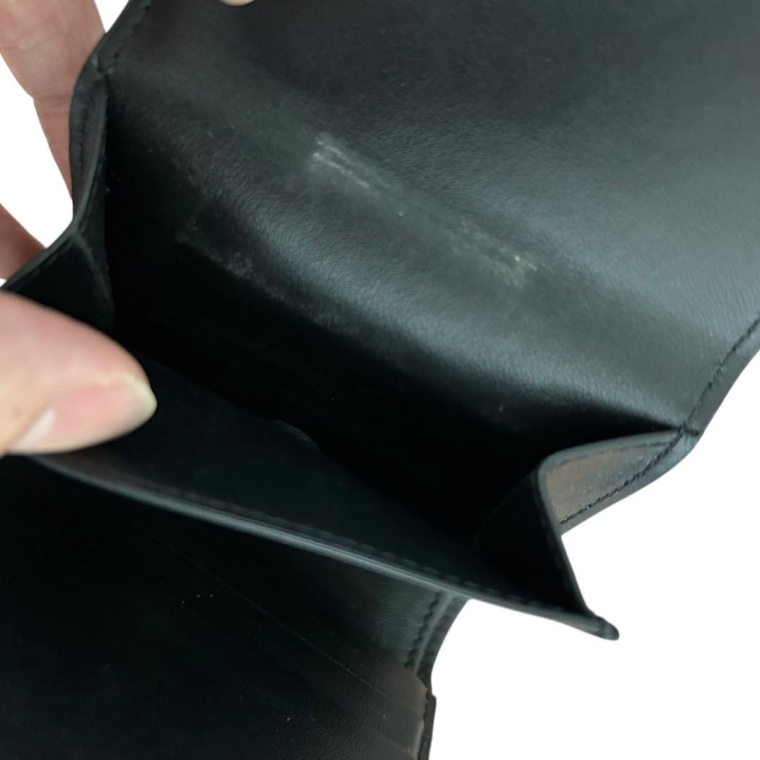 CELINE セリーヌ　トリオンフ　カーフスキン　三つ折り　財布　ミニ財布