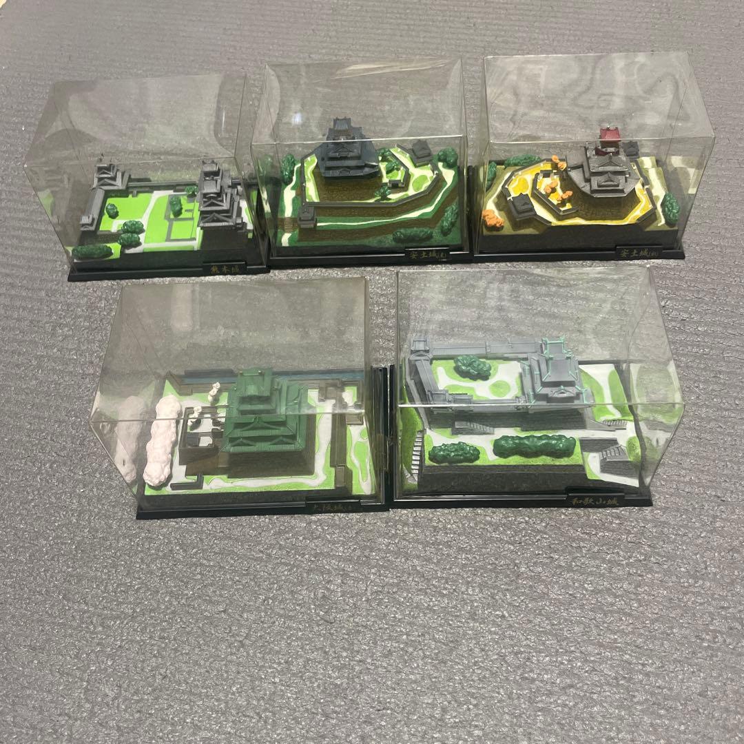 日本の名城　城郭コレクション　熊本城　安土城　大阪城　和歌山城　5個セット