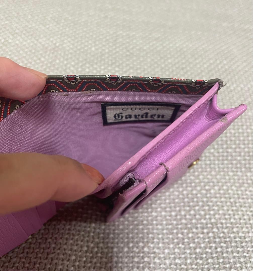 GUCCI Garden二つ折り財布 グッズガーデン ミニウォレット