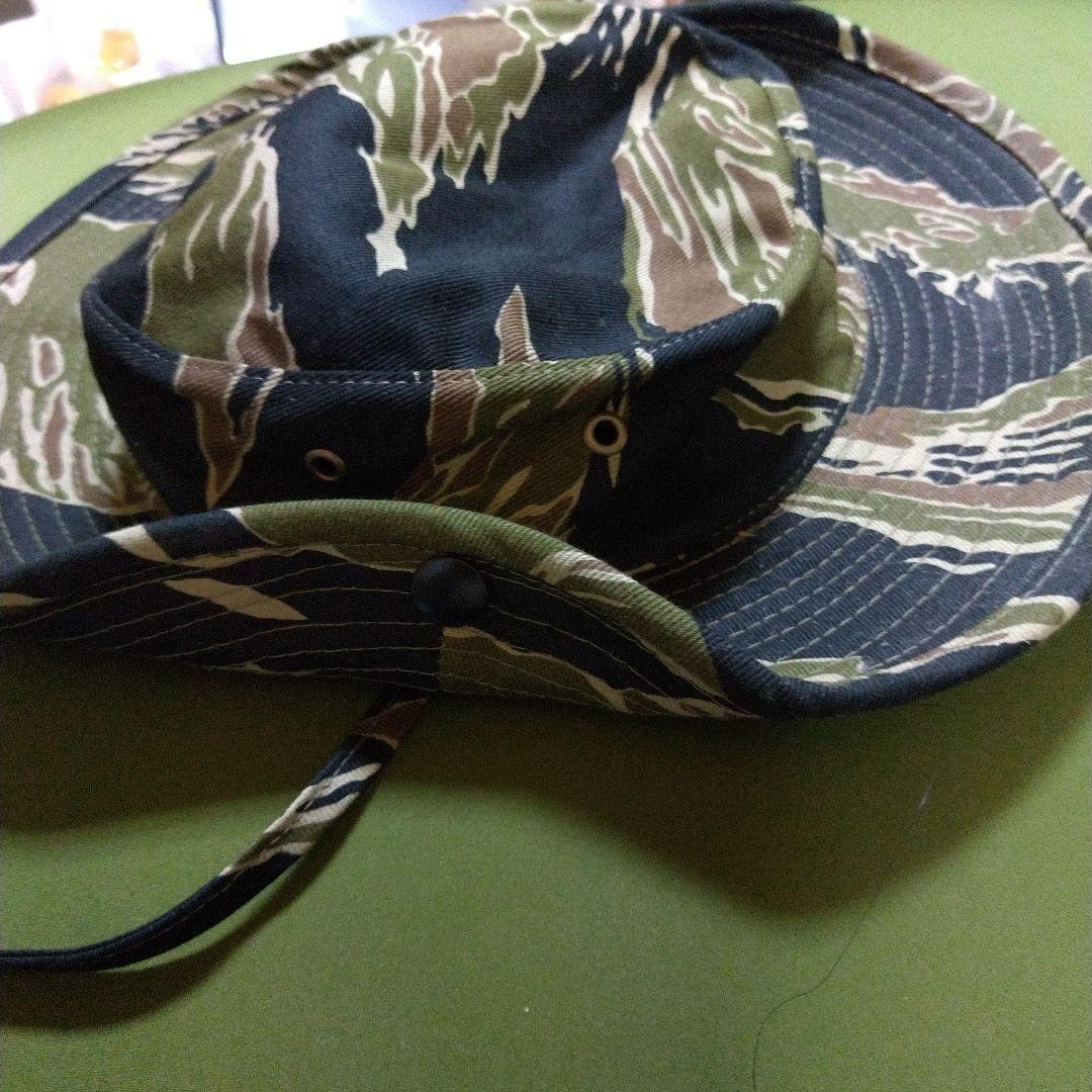 ベトナム戦☆タイガーストライプ☆ カウボーイ HAT ☆