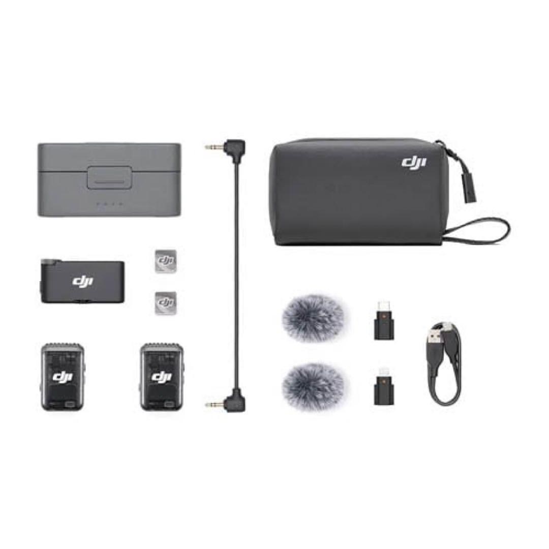 DJI Mic 2 (マイク2個+受信機+充電ケース) フルセット DM1021