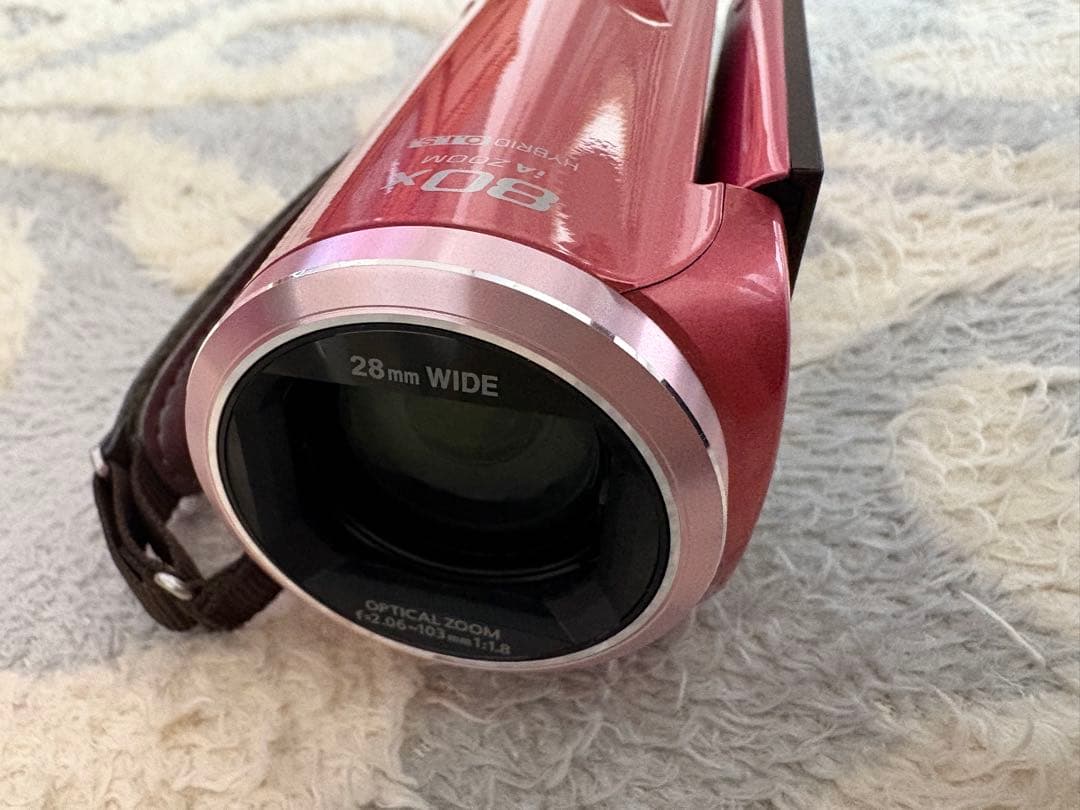 Panasonic HC-V520M 32GB ビデオカメラ　　ピンク　美品