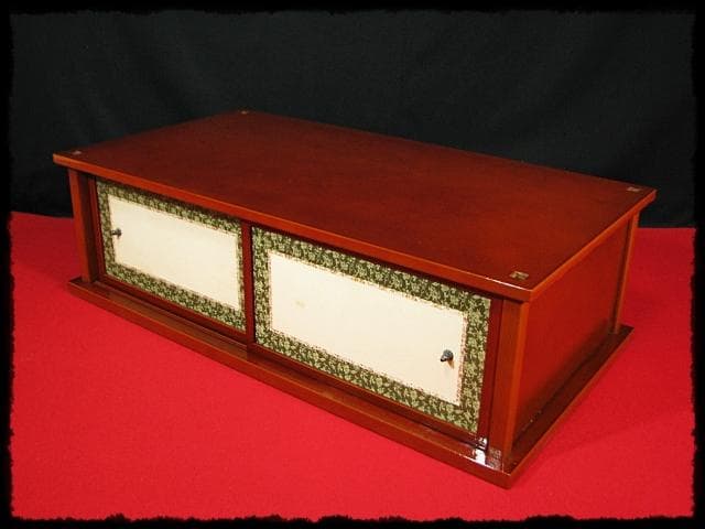 即中斎好 紹鴎棚 糸目 春慶 十三代 無盡宗左 表千家 棚物 f260